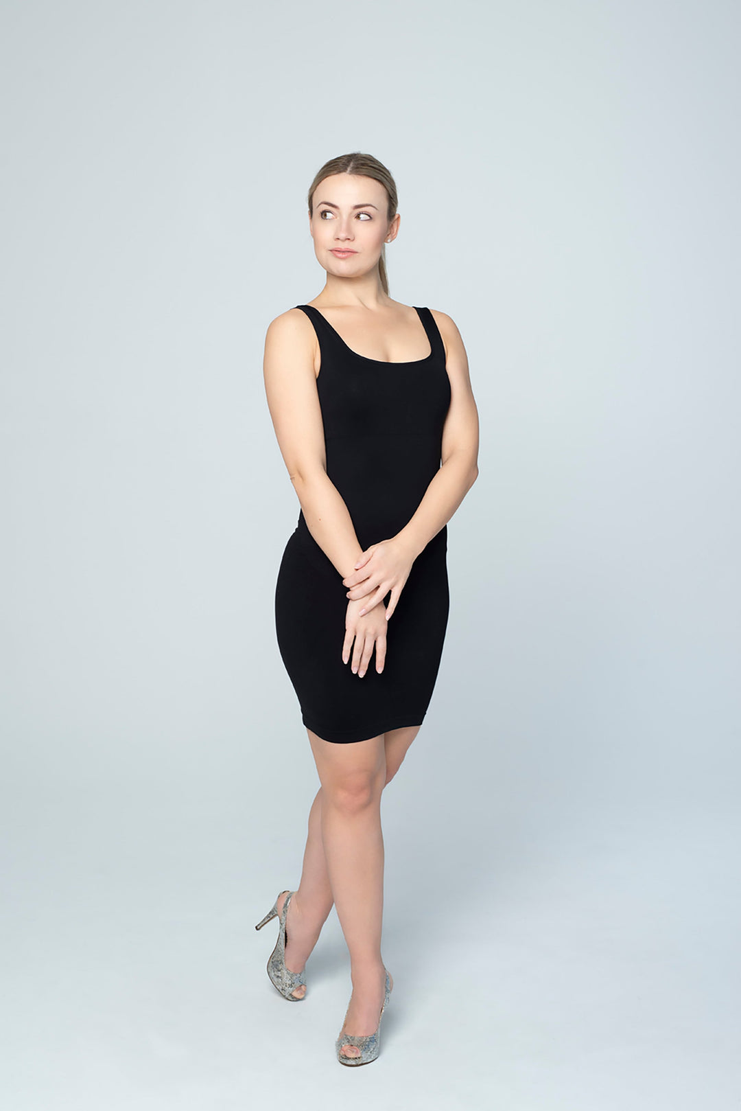 Shapewear Dress Black Mini