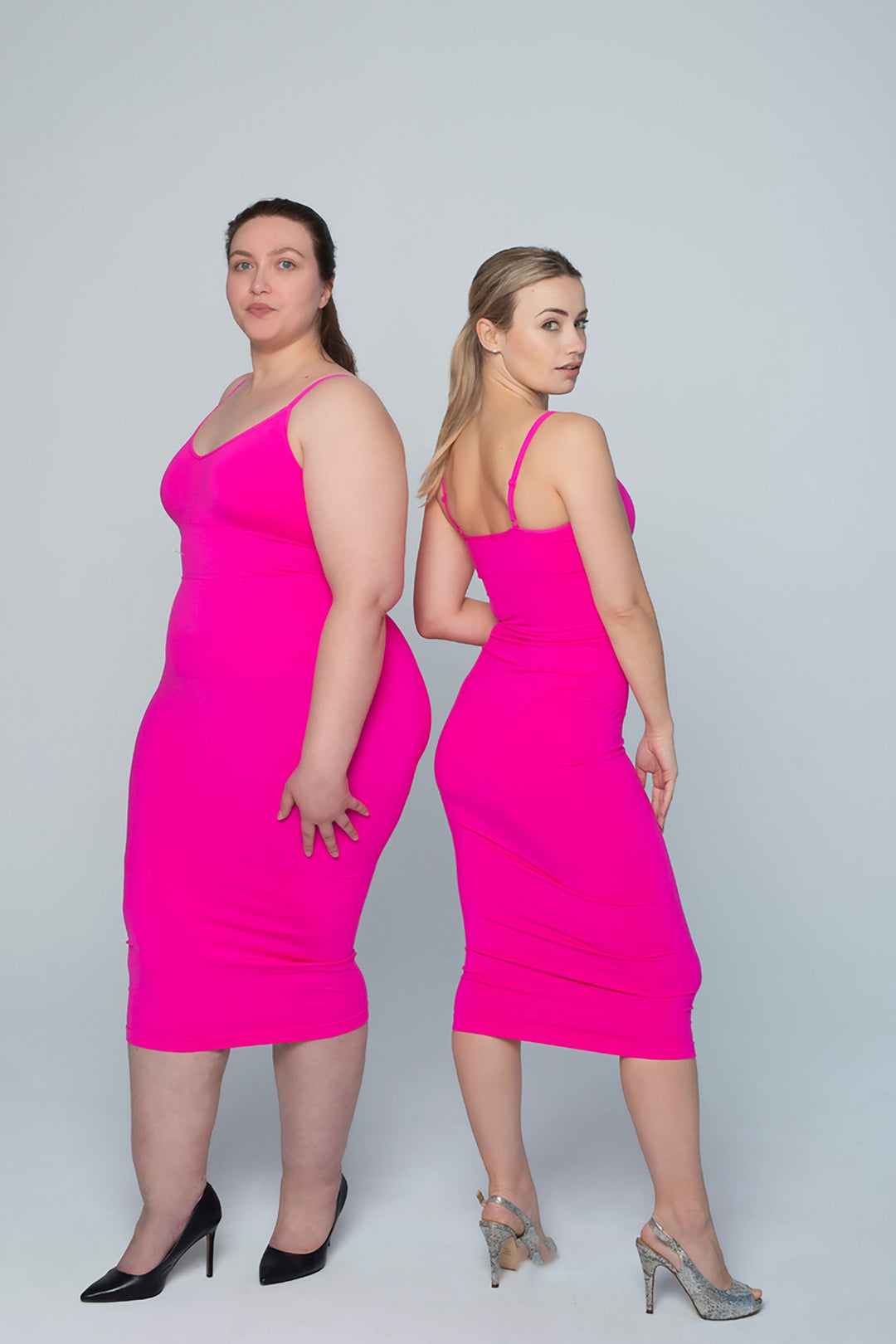 Shapewear Dress Maxi V-neck Sleeveless