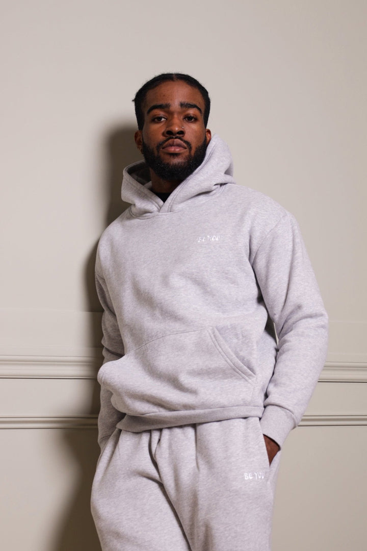 Heavy Gray Hoodie Jogger Set - Unisex