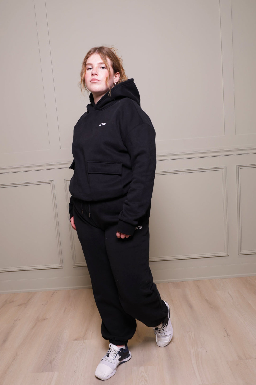 Jogger Elasticized Leg Heavy Black  - Unisex