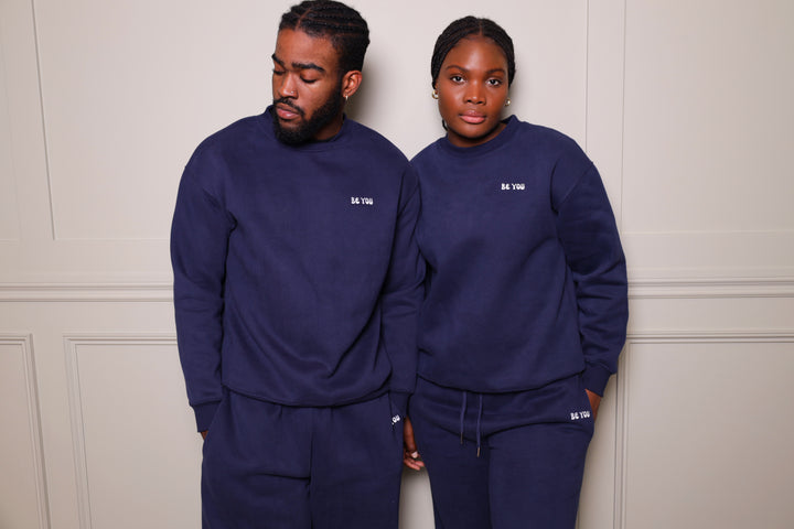 Heavy Dark Blue Sweatshirt - Unisex