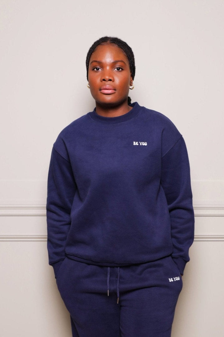 Heavy Dark Blue Sweatshirt - Unisex