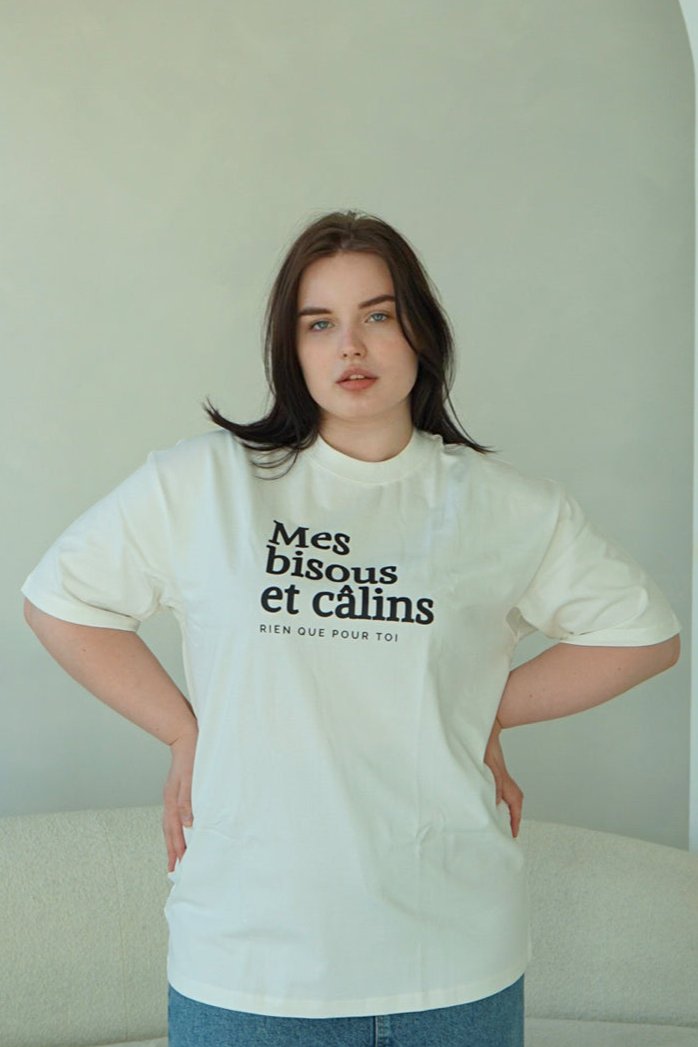 T-shirt Mes Bisous et Calins